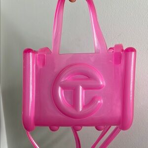 Telfar Pink Shopping Bag